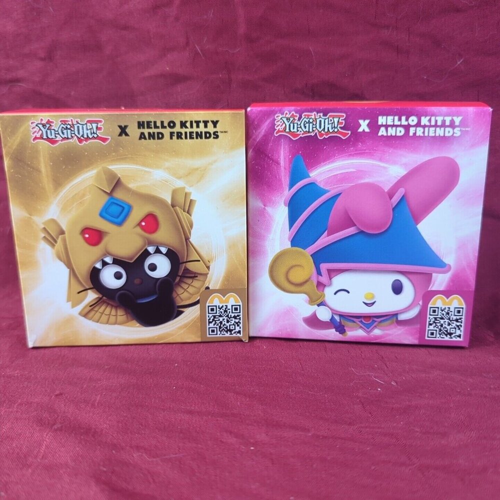 2024 Yu-Gi-Oh x Hello Kitty‎ and Friends McDonald's Happy Meal Toy Set of 2